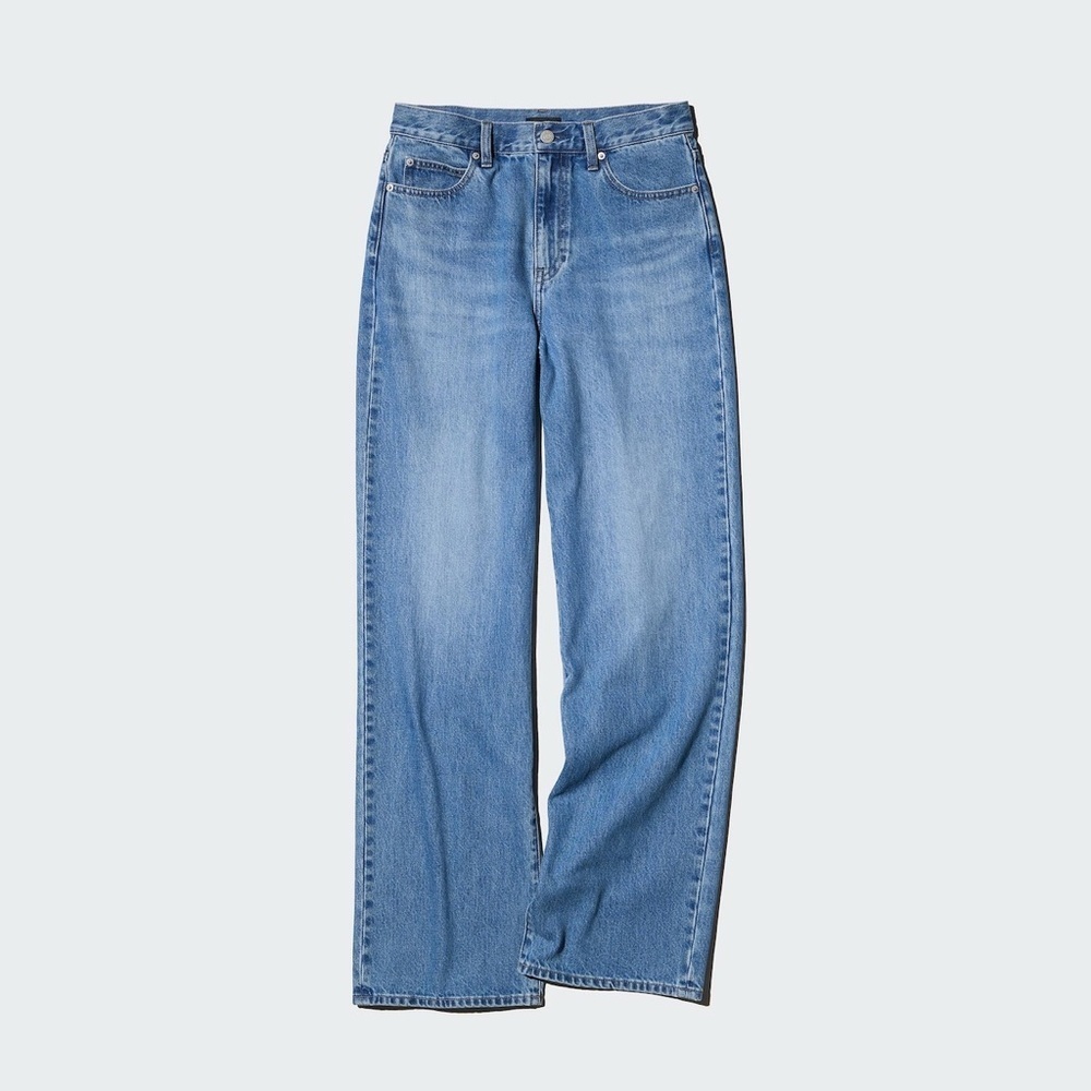 Uniqlo Women's High Rise Jeans - Light Blue - Picture 2 of 11